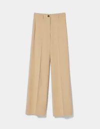 Wide-Leg-Hose mit Gürtelschlaufen